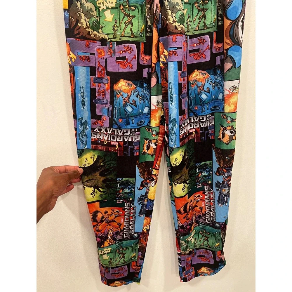 Marvel Pajama Pants Kids Pre teen Small Multicolor Guardians of the Galaxy Comic